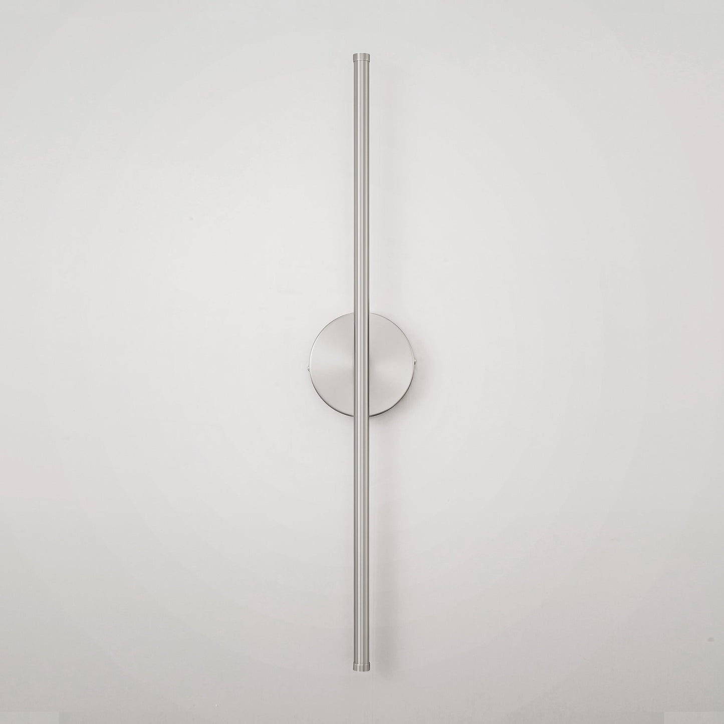 Applique murale LED linéaire moderne à 1 lumière, noire/dorée/nickel, à intensité variable, pour salle de bain.