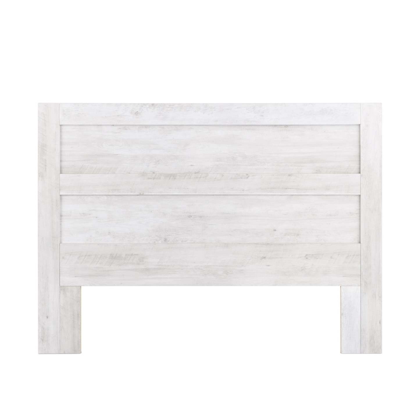 Prepac Rustic Ridge Farmhouse Queen Headboard - Washed White|Tête de lit pour grand lit champêtre Rustic Ridge de Prepac - blanc délavé