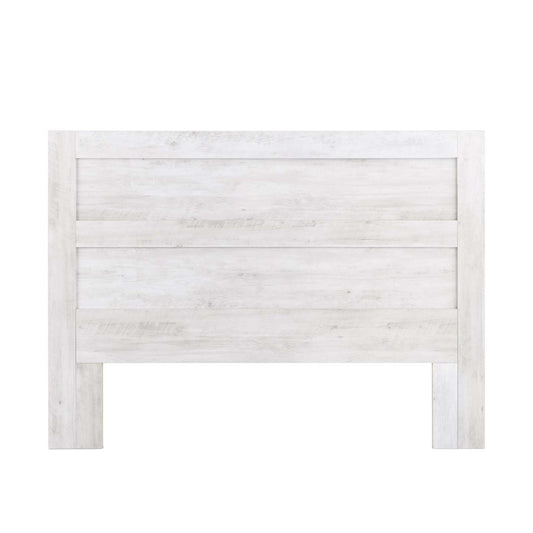 Prepac Rustic Ridge Farmhouse Queen Headboard - Washed White|Tête de lit pour grand lit champêtre Rustic Ridge de Prepac - blanc délavé