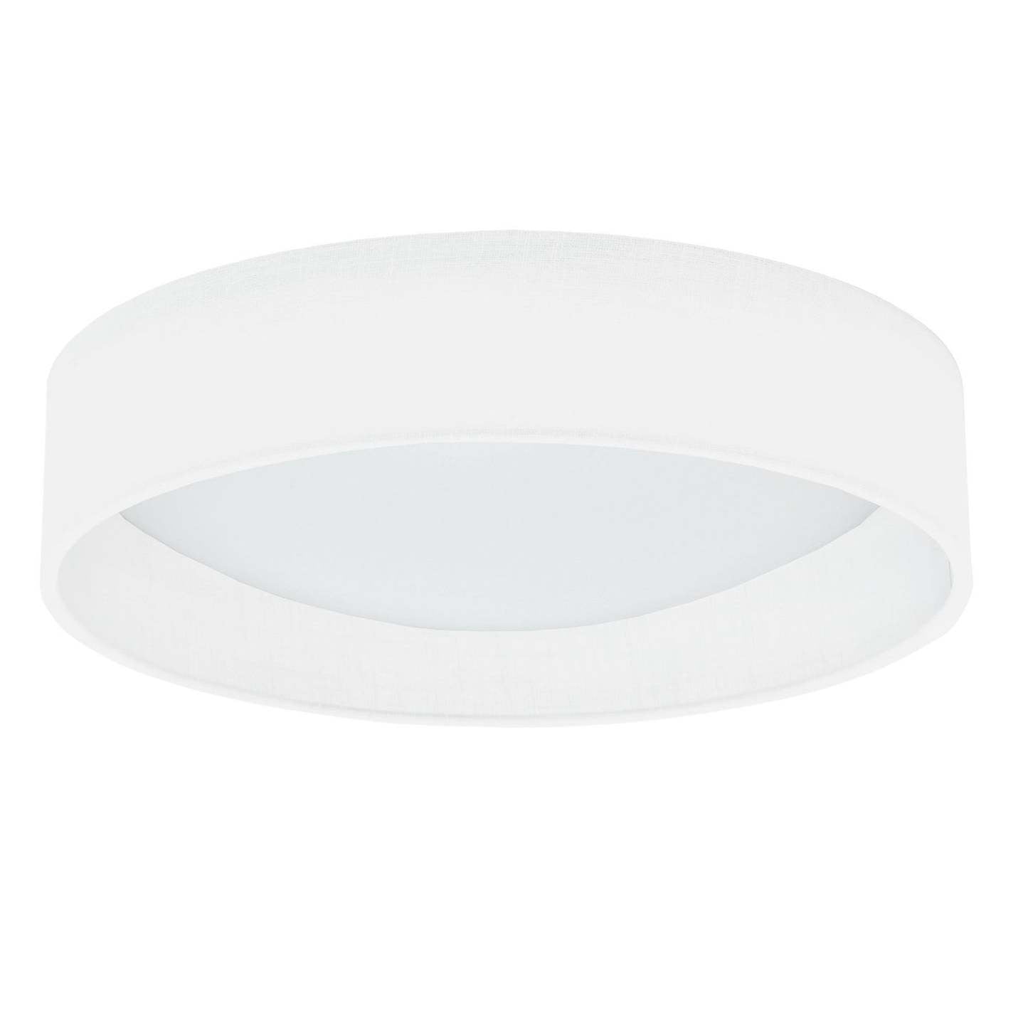 Dainolite Cfled Flush Mount 15 Ivory Shade Lamp|Plafonnier affleuré Cfled de Dainolite de 15 po avec abat-jour ivoire