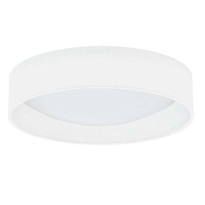 Dainolite Cfled Flush Mount 15 Ivory Shade Lamp|Plafonnier affleuré Cfled de Dainolite de 15 po avec abat-jour ivoire