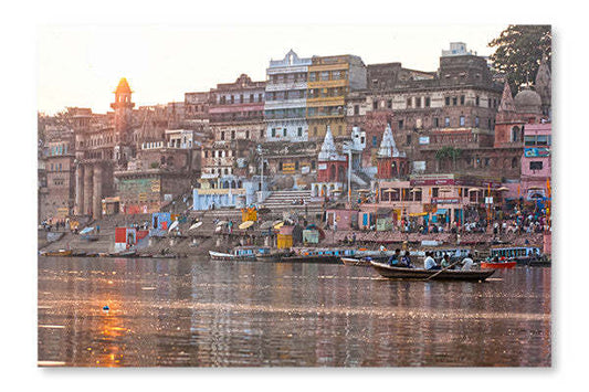 Varanasi en Inde 2 16x24 Cadre d’art mural et panneau de tissu| Varanasi En Inde 2 16 po x 24 po : Cadre d'art mural et panneau de tissu|D44G5TNV