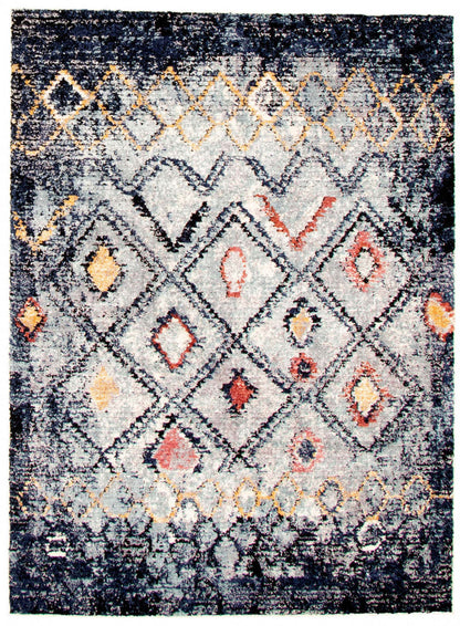 Tapis Makondo Classic bleu - 201 x 290 cm | D290V4TY