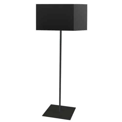 Dainolite Maine 1 Light Lampadaire Black Square Shade|Lampe à pied Maine de Dainolite avec abat-jour carré noir et 1 ampoule
