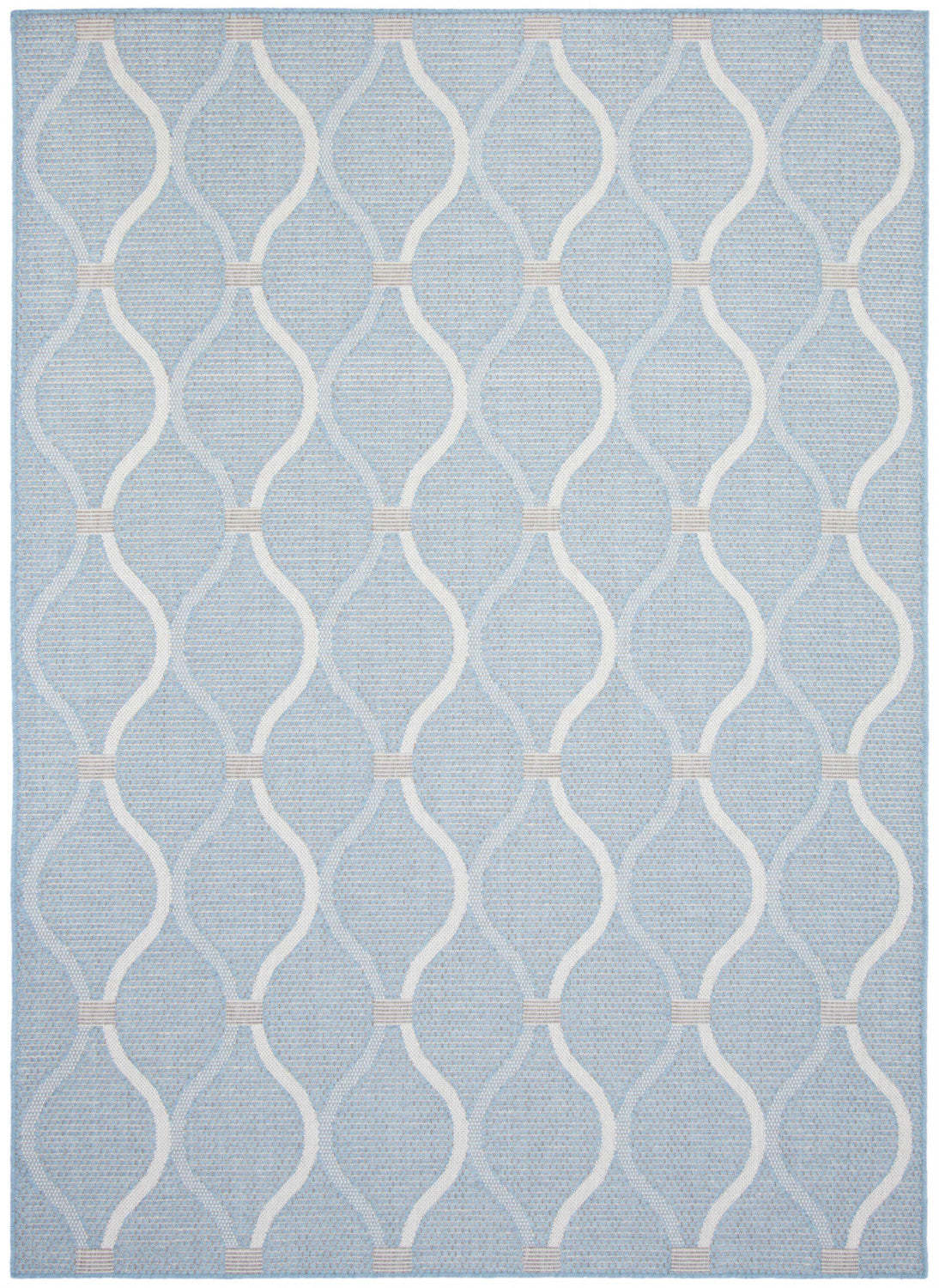 Tapis Neisha Abstract bleu clair 201,8 x 290,9 cm | D86FPGR7
