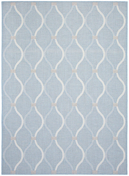 Tapis Neisha Abstract bleu clair 201,8 x 290,9 cm | D86FPGR7