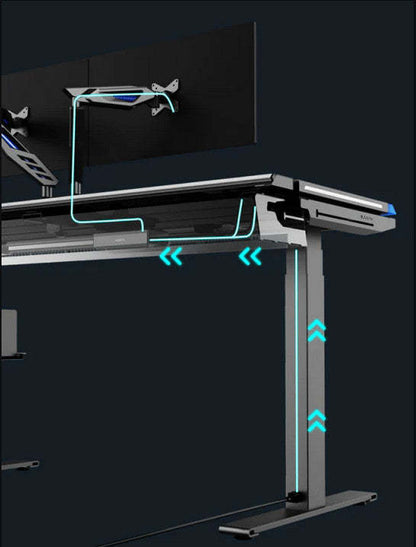 Bureau de jeu Atlas de Blacklyte - noir