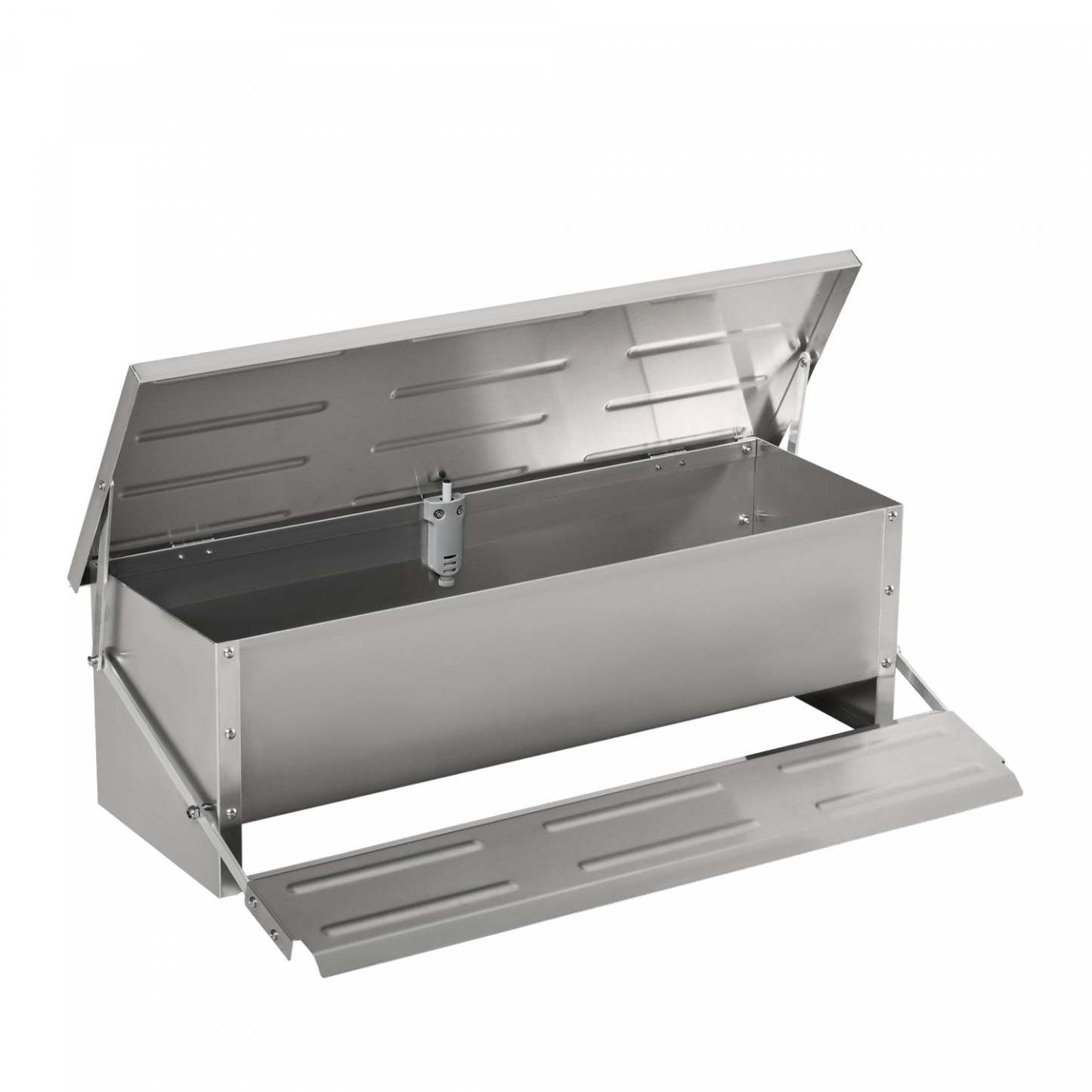 Pawhut Mangeoire Automatique Pour Poulets, Capacité De 22,5 Livres Mangeoire Pour Volailles Avec Treadle Auto-Ouvrant, Résistant Aux Intempéries