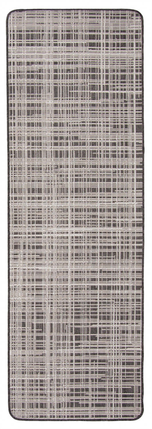 Tapis Panthea noir - 66 x 201 cm | Tapis de zone Panthea noir - 66 x 201 cm