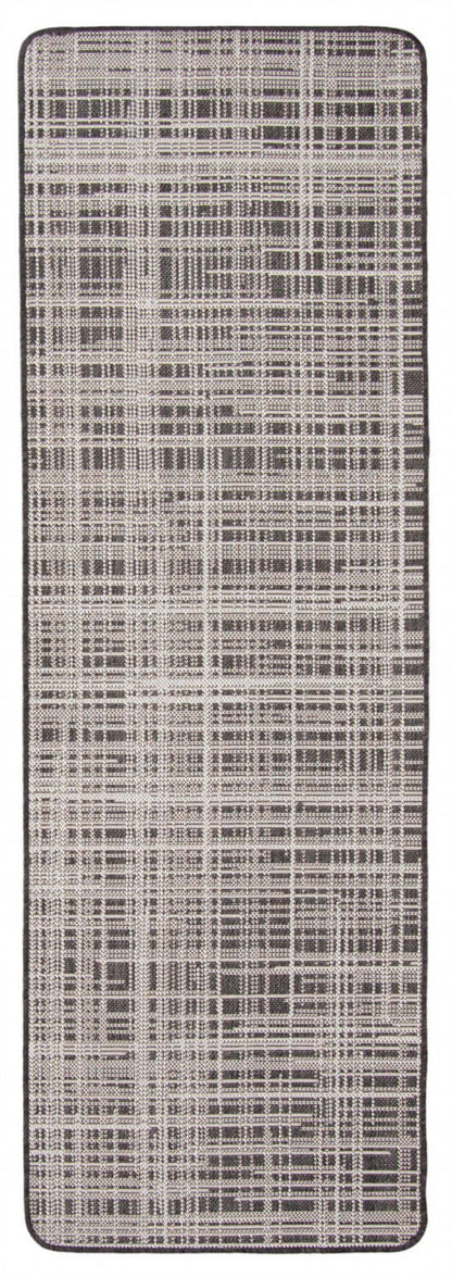 Tapis Panthea noir - 66 x 201 cm | Tapis de zone Panthea noir - 66 x 201 cm