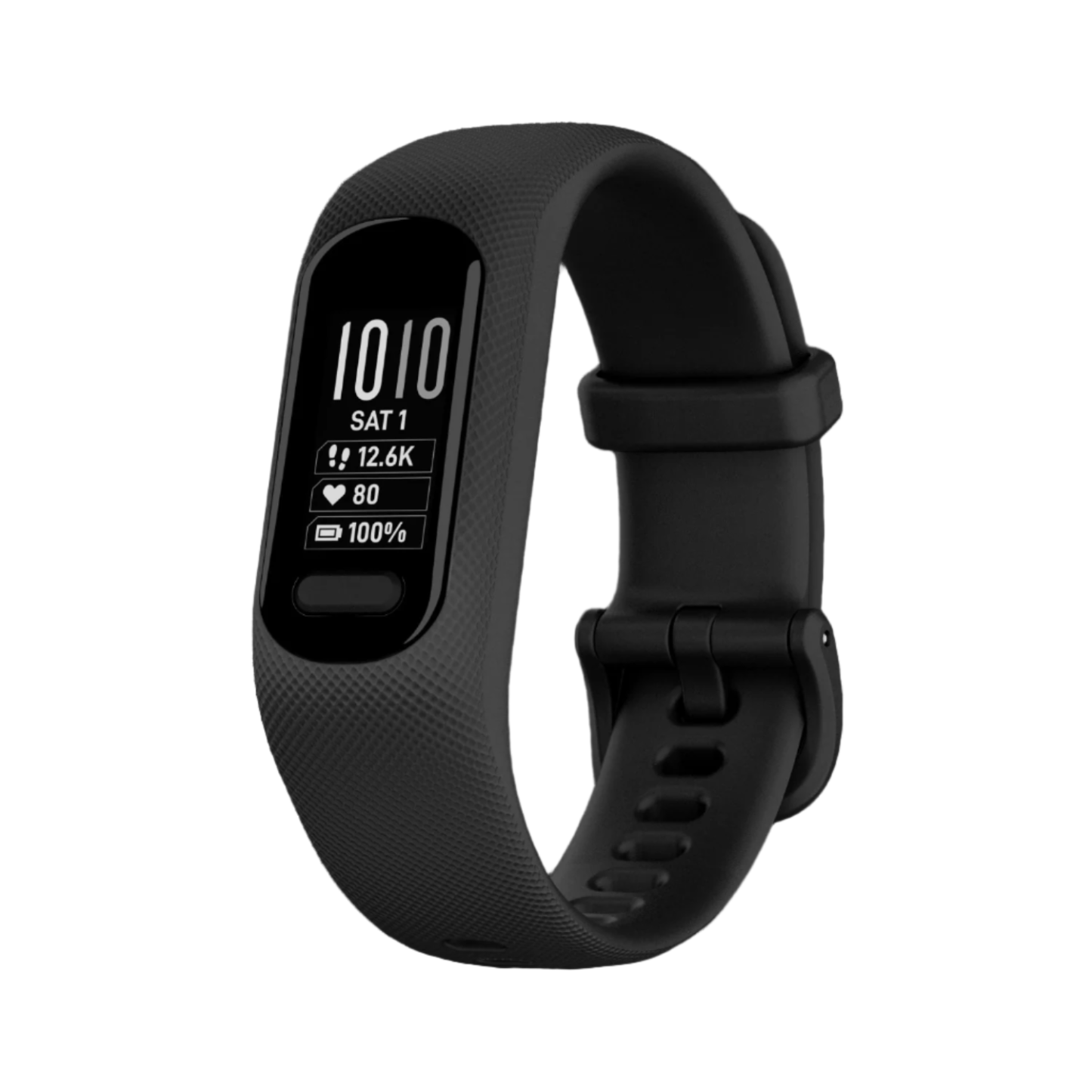 Garmin Vivosmart® 5 Montre Connectée Gps - Suivi De Fitness Avec Boîtier Noir Et Bracelet En Silicone