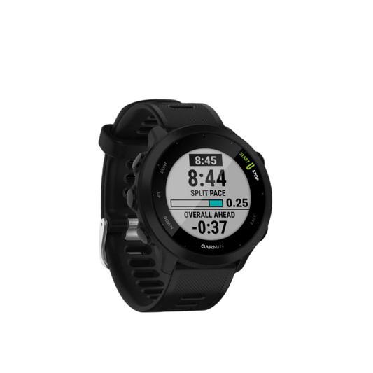 Garmin Forerunner® 55 Montre De Course Gps Intelligente - Suivi Des Sports Et De La Condition Physique, Résistante À L'eau - Noir