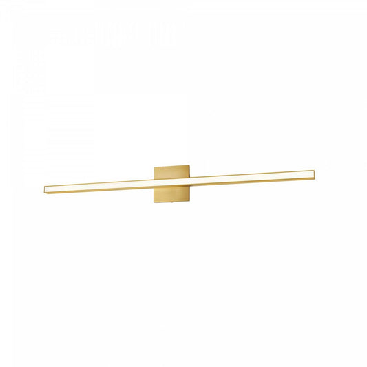 Dainolite Arandel Vanity Light 24w LED Aged Brass White Acrylique Diffuseur Lampe|Lumière de coiffeuse Arandel de Dainolite en acrylique blanc qui diffuse la lumière, avec fini laiton vieilli et ampoule à DEL de 24 W