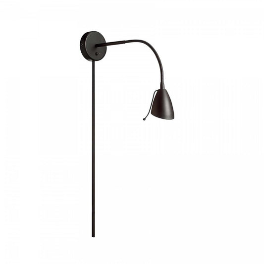 Lampe de lecture murale Winford de Dainolite avec fini noir mat