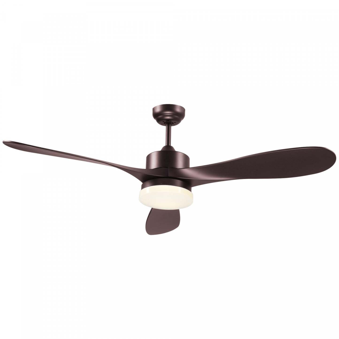 Homcom Ventilateur De Plafond Réversible À 6 Vitesses Avec Lumière|Homcom 6 Speed ​​Reversible Ceiling Fan With Light