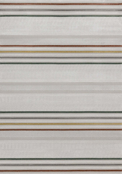 Tapis rayé multicolore London - 7'10 x 10'6|Carpette London à rayures multicolores - 7 pi 10 po x 10 pi 6 po