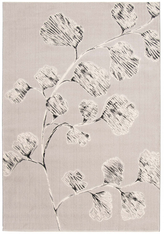 Tapis Ameeka Gris 5'3 x 7'7|Carpette Ameeka grise 5 pi 3 po x 7 pi 7 po|D86FAUCS