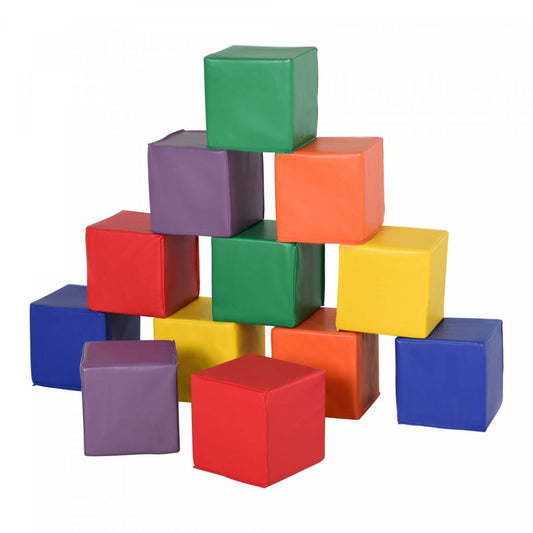 Soozier 12 Pieces Blocs De Jeu Souples En Mousse, Équipement De Jeu Doux Pour Enfants, Jouets D'Escalade Pour Tout-Petits, Non Toxique