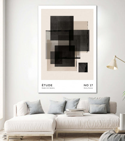 Œuvre d'art murale géante « Untitled Art » 72x48