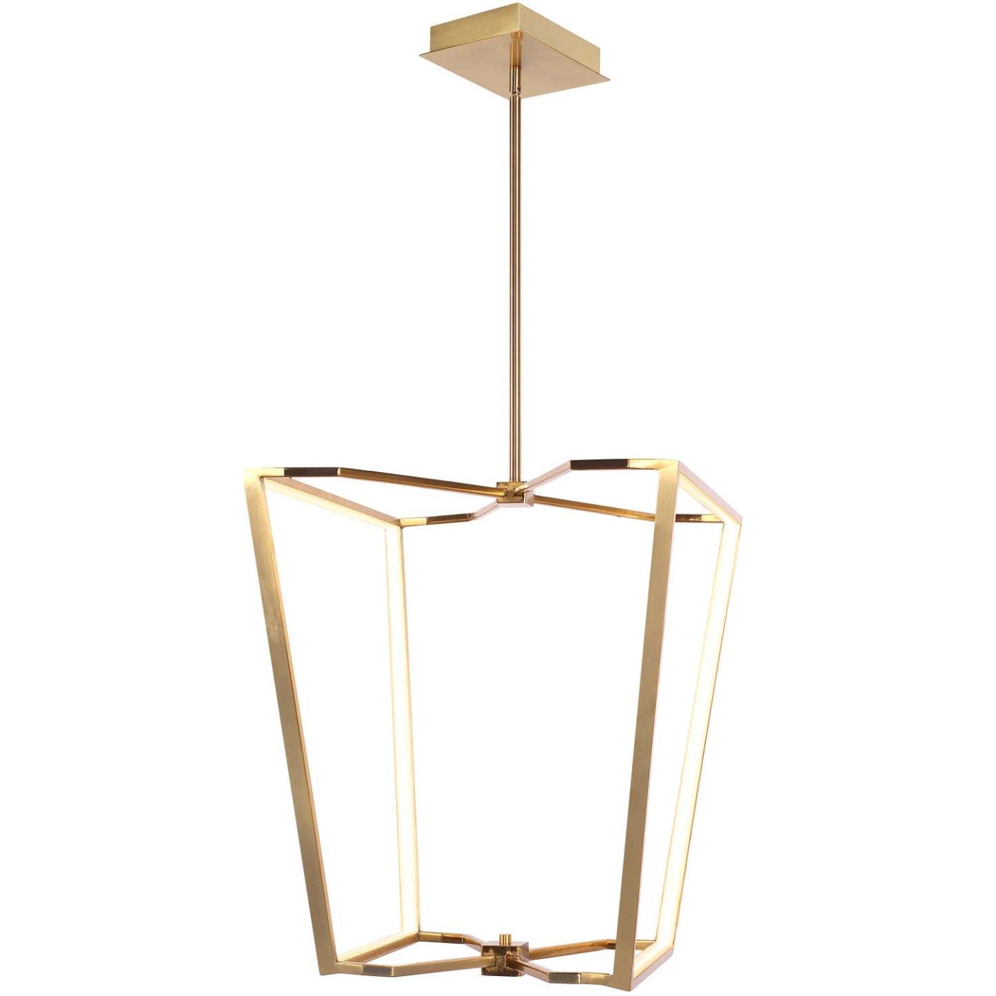 Dainolite Curant Chandelier 60w Aged Brass White Silicone Diffuser Lamp|Lustre Curant de Dainolite en silicone blanc qui diffuse la lumière, avec fini laiton vieilli et ampoule de 60 W