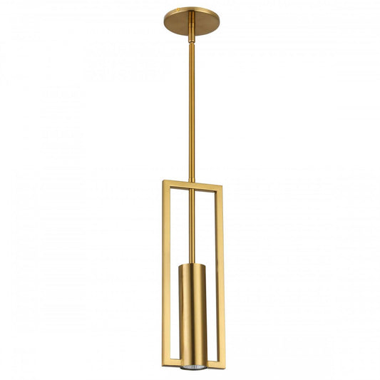 Dainolite Pauline 1 Light Pendant Lampe en laiton vieilli|Luminaire suspendu Pauline de Dainolite avec fini laiton vieilli et 1 ampoule