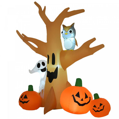 Homcom 8ft Haunted Tree Gonflable Halloween Décoration|Homcom Arbre Fantôme Gonflable d'Halloween