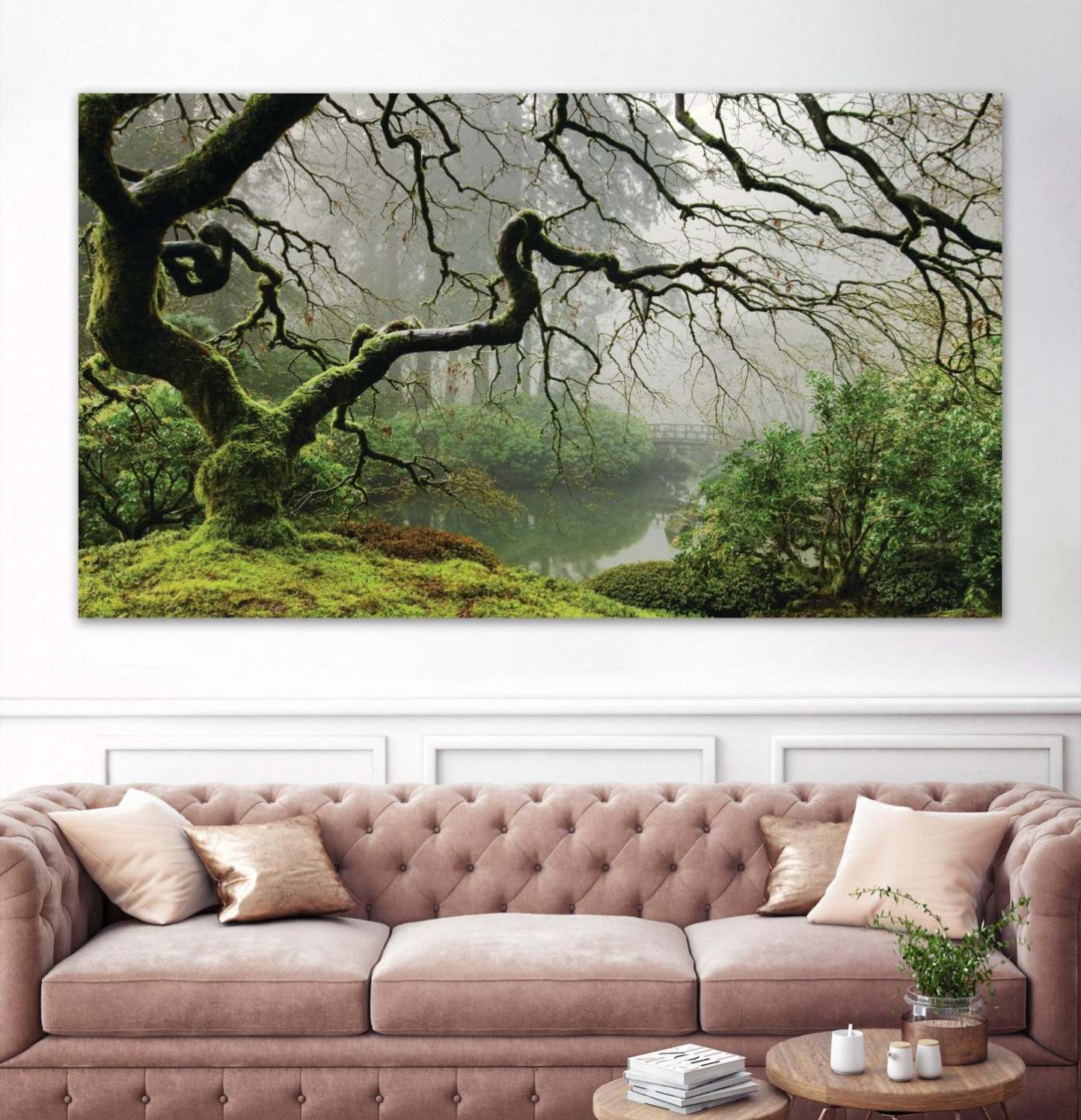 Garden Mist Giant Art 84x48 Wall Art|Œuvre d’art murale Giant Art « Garden Mist » 84 x 48