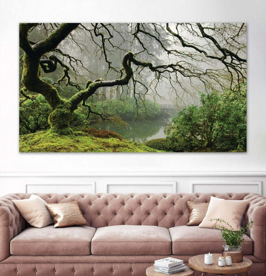 Garden Mist Giant Art 84x48 Wall Art|Œuvre d’art murale Giant Art « Garden Mist » 84 x 48