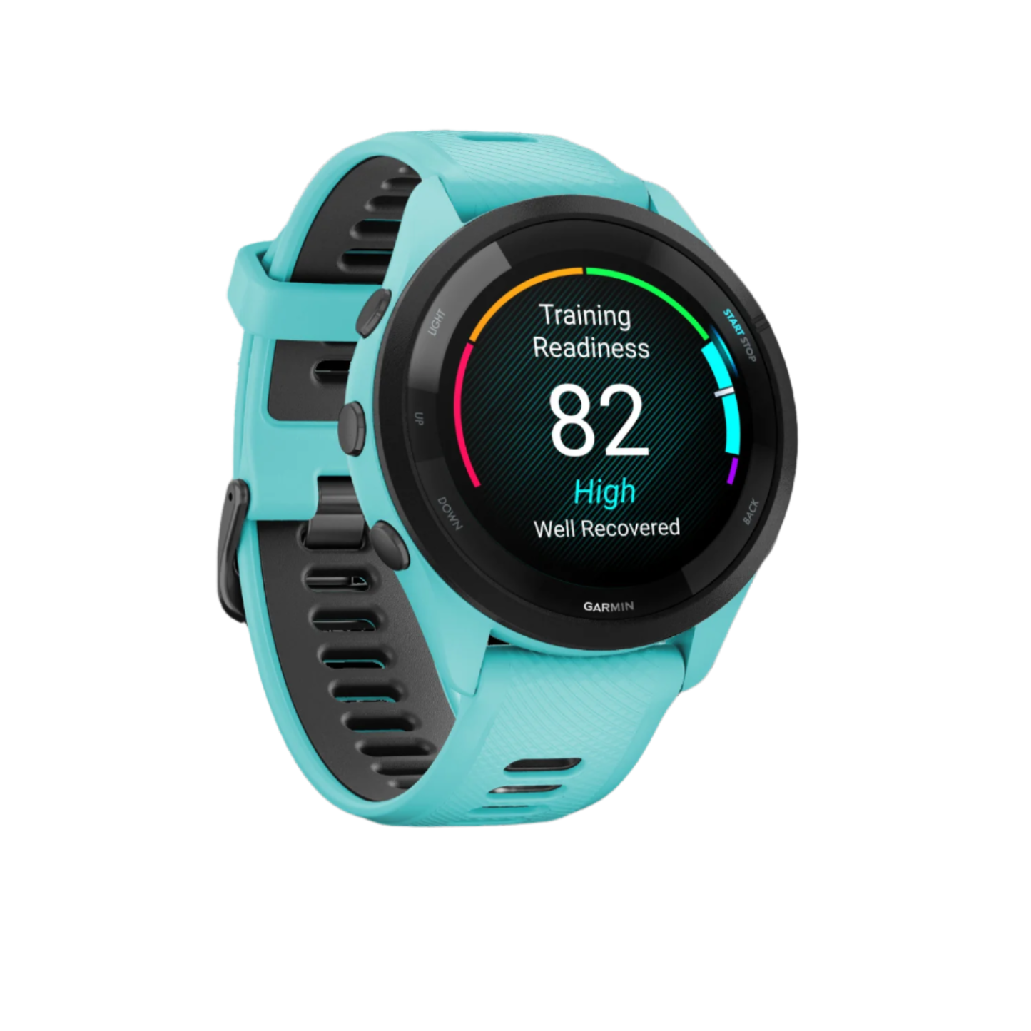 Garmin Forerunner® 265 Montre Gps Intelligente - Suivi De Fitness Avec Gps Multi-bande - Aqua