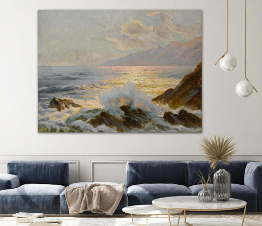 Main Seascape Ii Giant Art 72x54 Wall Art|Œuvre d’art murale Giant Art « Main Seascape Ii » 72 x 54