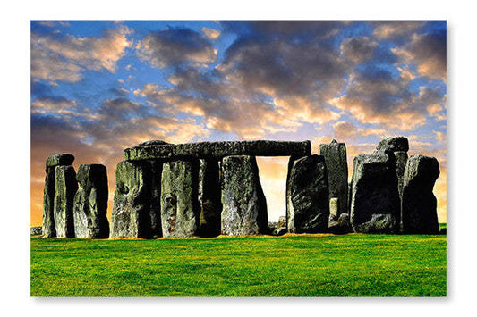 Stonehenge 24x36 Cadre d’art mural et panneau de tissu| Stonehenge 24 po x 36 po : Cadre d'art mural et panneau de tissu|D44GU146