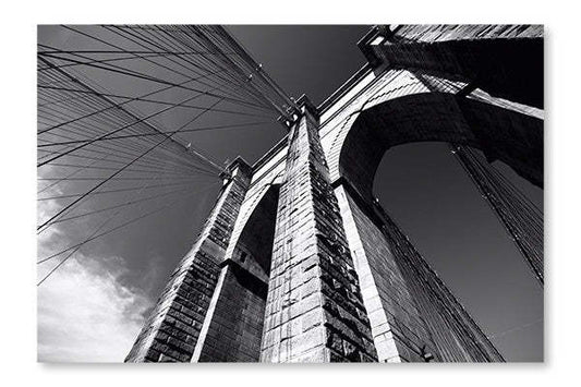 Brooklyn Bridge 24x36 Wall Art Frame And Fabric Panel| Brooklyn Bridge 24 po x 36 po : Cadre d'art mural et panneau de tissu|D44GK2RP