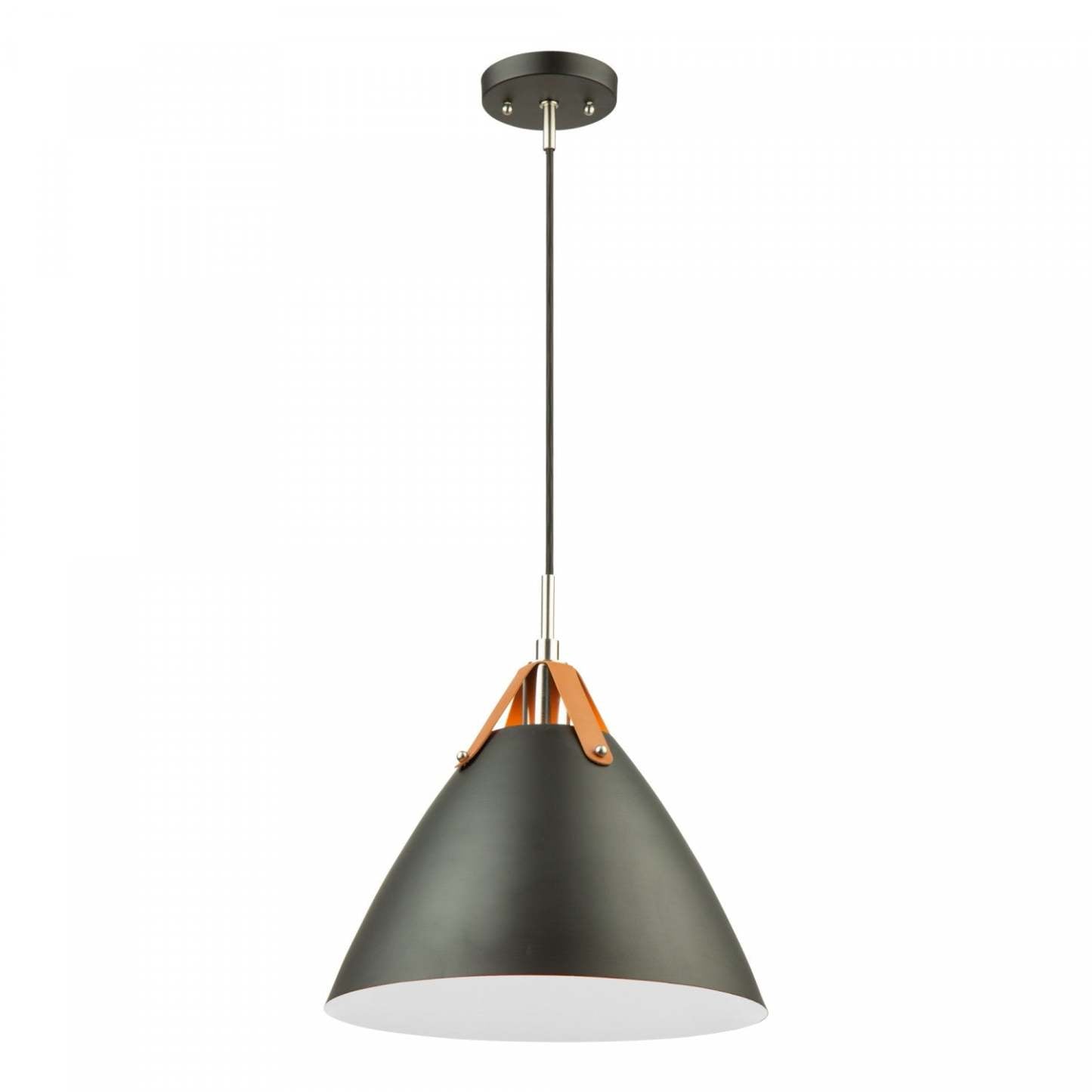 Luminaire suspendu noir à 1 ampoule Tote I | Luminaire suspendu I Tote noir à 1 ampoule | D06H15BB