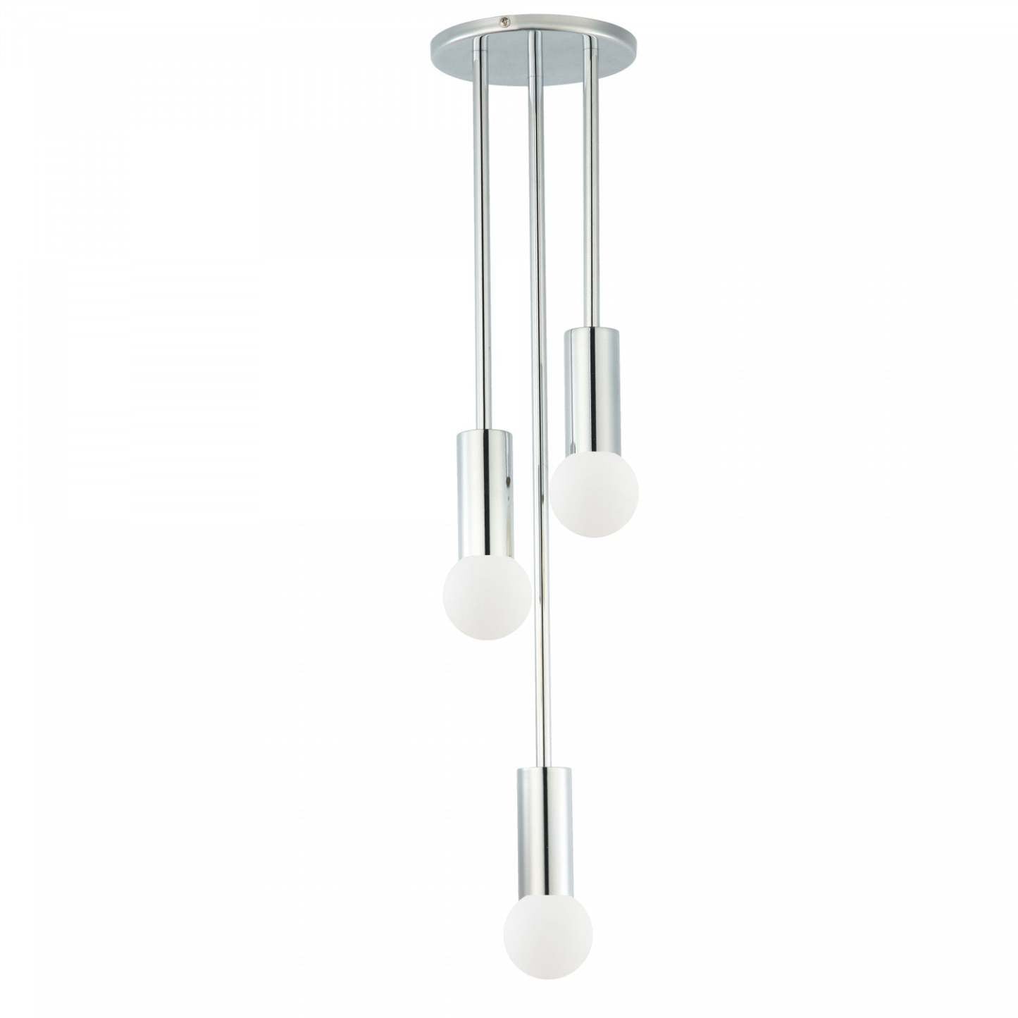 Dainolite Adams 3 Light Pendant Polished Chrome Lamp|Luminaire suspendu Adams de Dainolite avec fini chromé poli et 3 ampoules