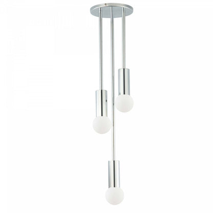 Dainolite Adams 3 Light Pendant Polished Chrome Lamp|Luminaire suspendu Adams de Dainolite avec fini chromé poli et 3 ampoules