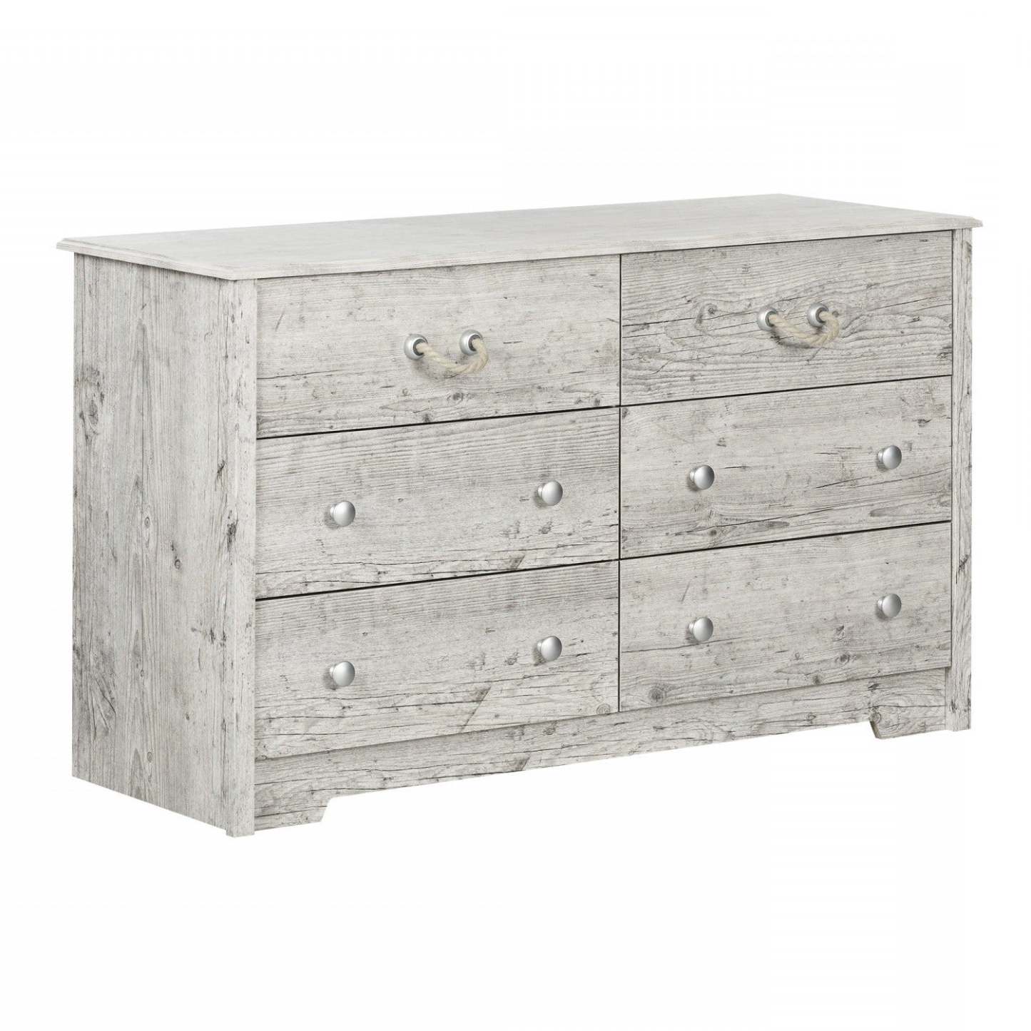 Commode 6 tiroirs Aviron - Pin bord de mer | Aviron Bureau 6 Tiroirs - Pin bord de mer | D83GZBBL