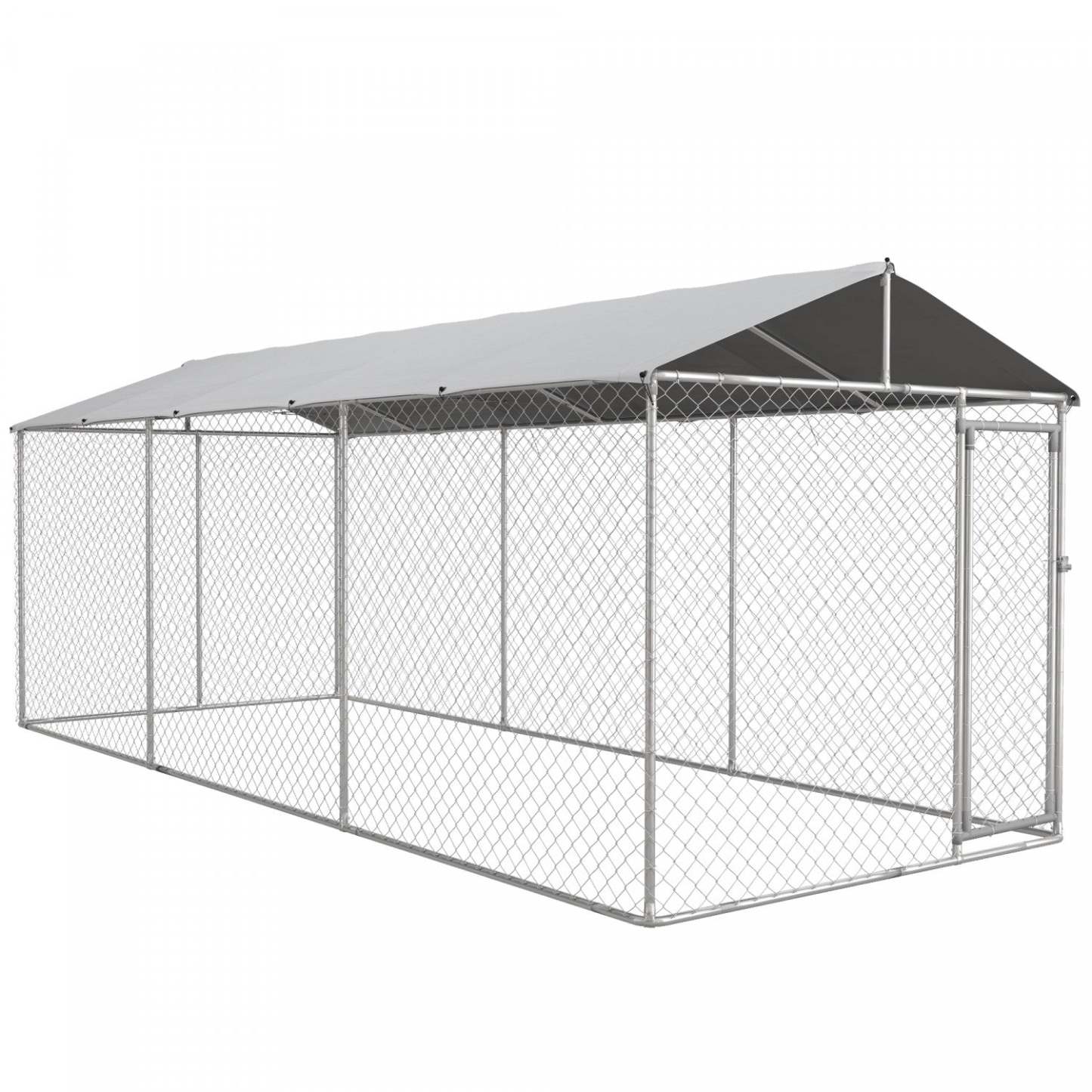 Pawhut Niche D'extérieur Pour Chien Avec Housse Impermeable Et Résistante Aux Uv Pour Chiens De Toute Taille, 19.7' X 7.
