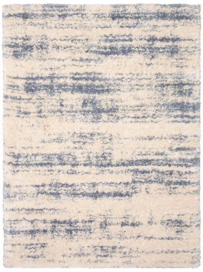Tapis Kei crème/bleu clair - 201 x 290 cm | D86FTWWW