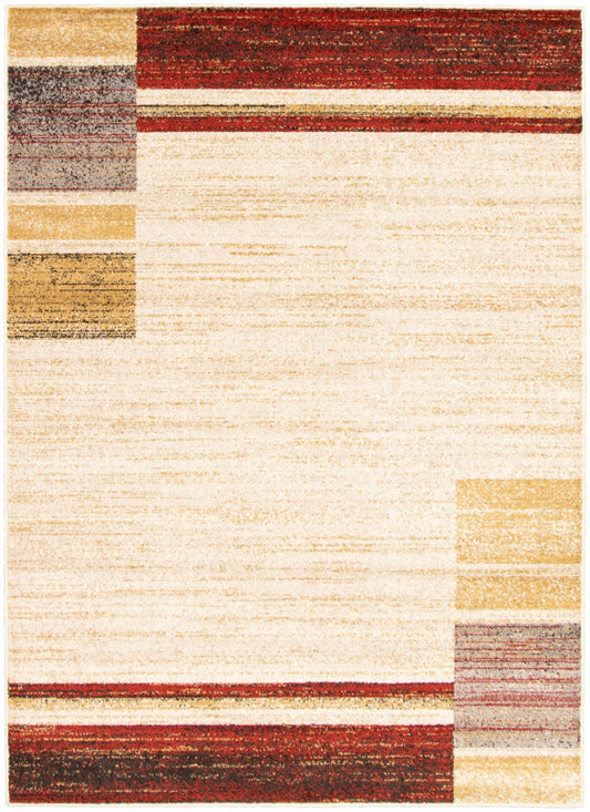Aya Ivory-Red Area Rug - 3'11 x 5'7|Carpette Aya ivoire-rouge - 3 pi 11 po x 5 pi 7 po| D2A0B0LW