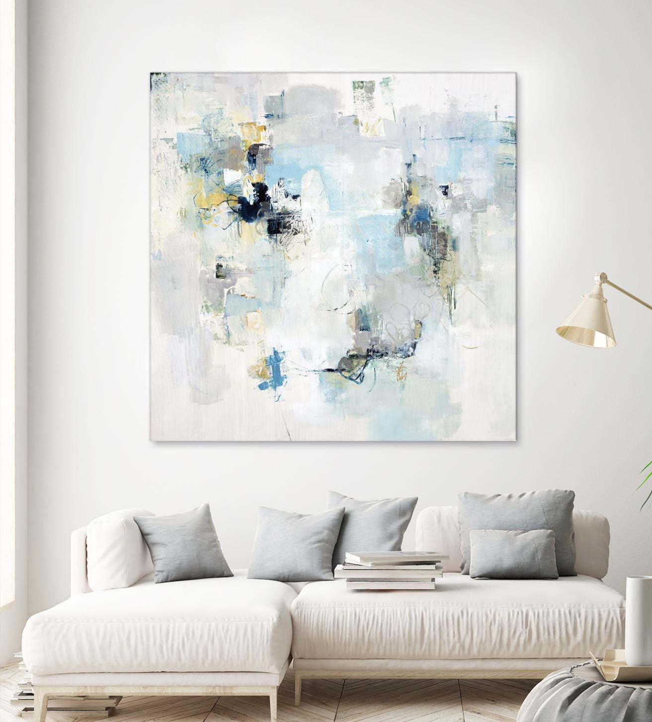 Œuvre d'art murale géante « Color Kernel » 54 x 54