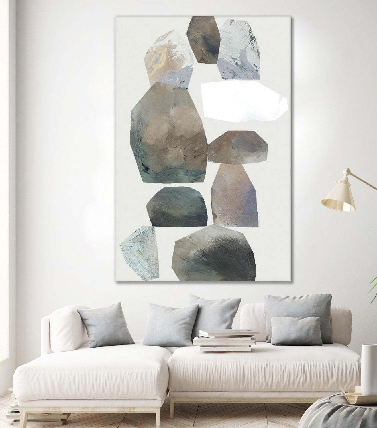 Œuvre d'art murale géante « Rocking I » 84 x 54