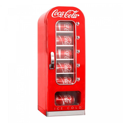 Coca-Cola Retro 10 Can Vending Compact Refrigérateur|Réfrigérateur compact rétro Coca-Cola de style distributeur automatique pour 10 cannettes