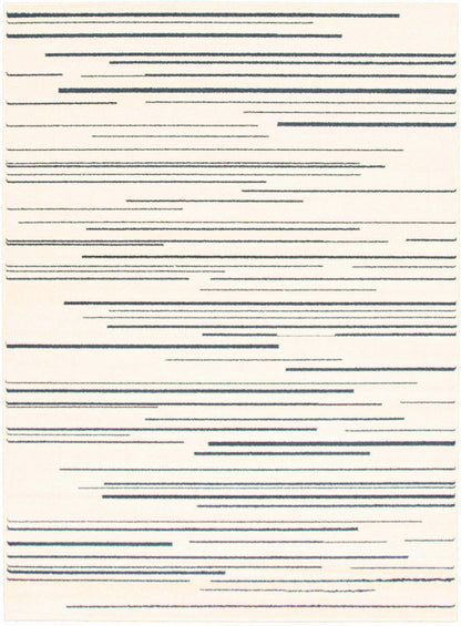 Faith Cream-Prol Area Rug - 3'11 x 5'7|Tapis Faith crème-couleur pétrole - 3 pi 11 po x 5 pi 7 po| D2978NT9