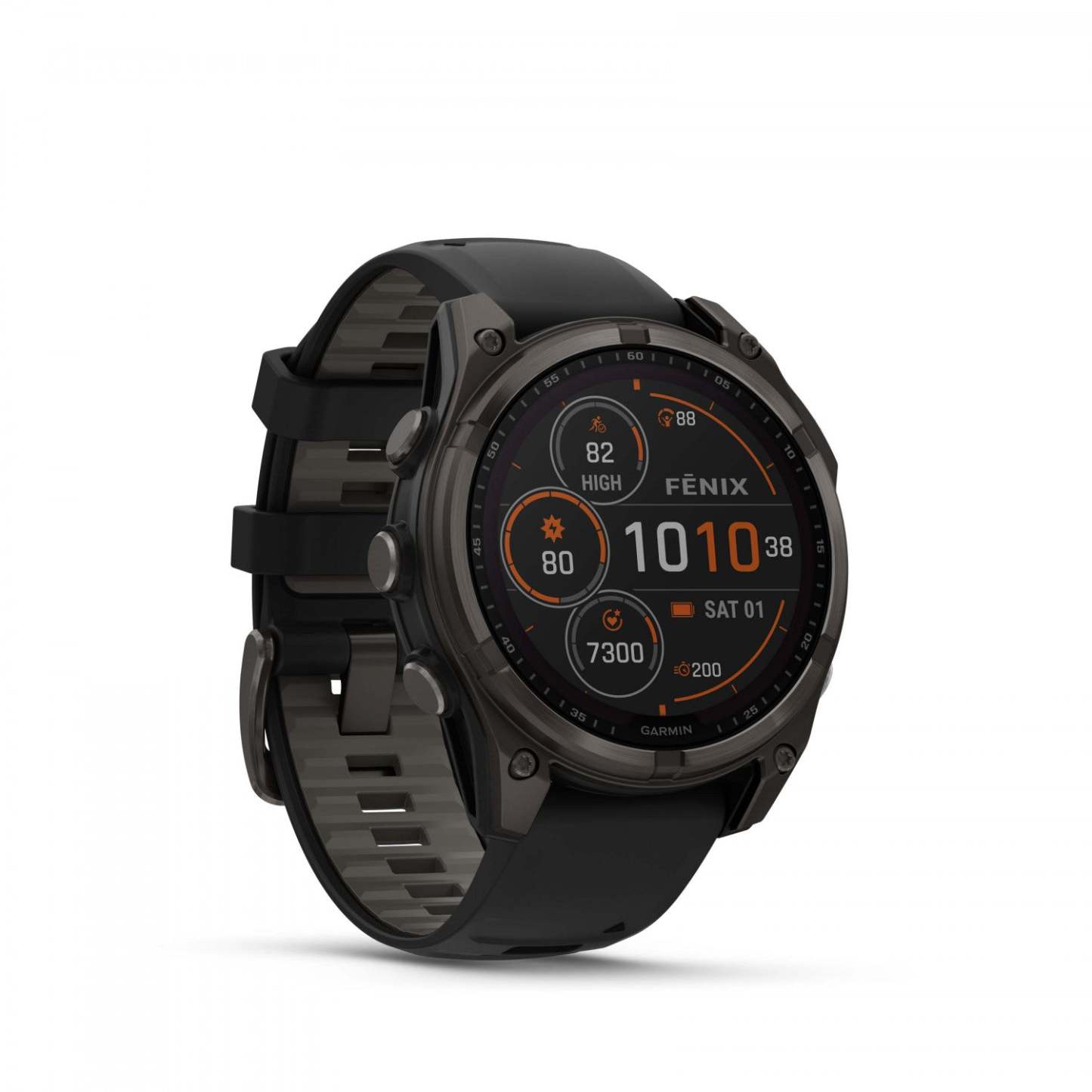 Garmin Fēnix 8 Solar Sapphire Smartwatch 47mm - Gps, Boussole, Gyroscope Et Altimètre Barométrique | Montre Connectée Garmin Fēnix 8 Solar Sapphire 47mm - Gps, Boussole, Gyroscope Et Altimètre Barométrique