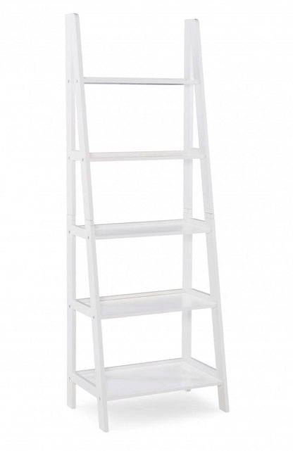 Bibliothèque échelle Acadia - Blanc|Bibliothèque de style échelle Acadia - blanche