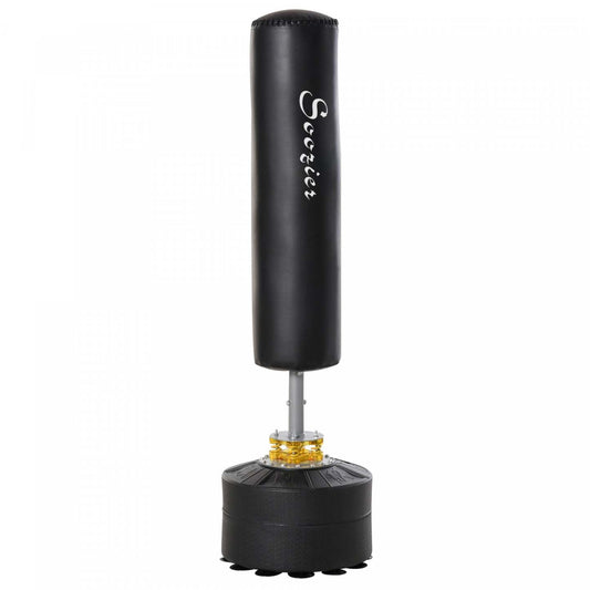 Soozier Sac de frappe autonome avec base lestée et hauteur réglable