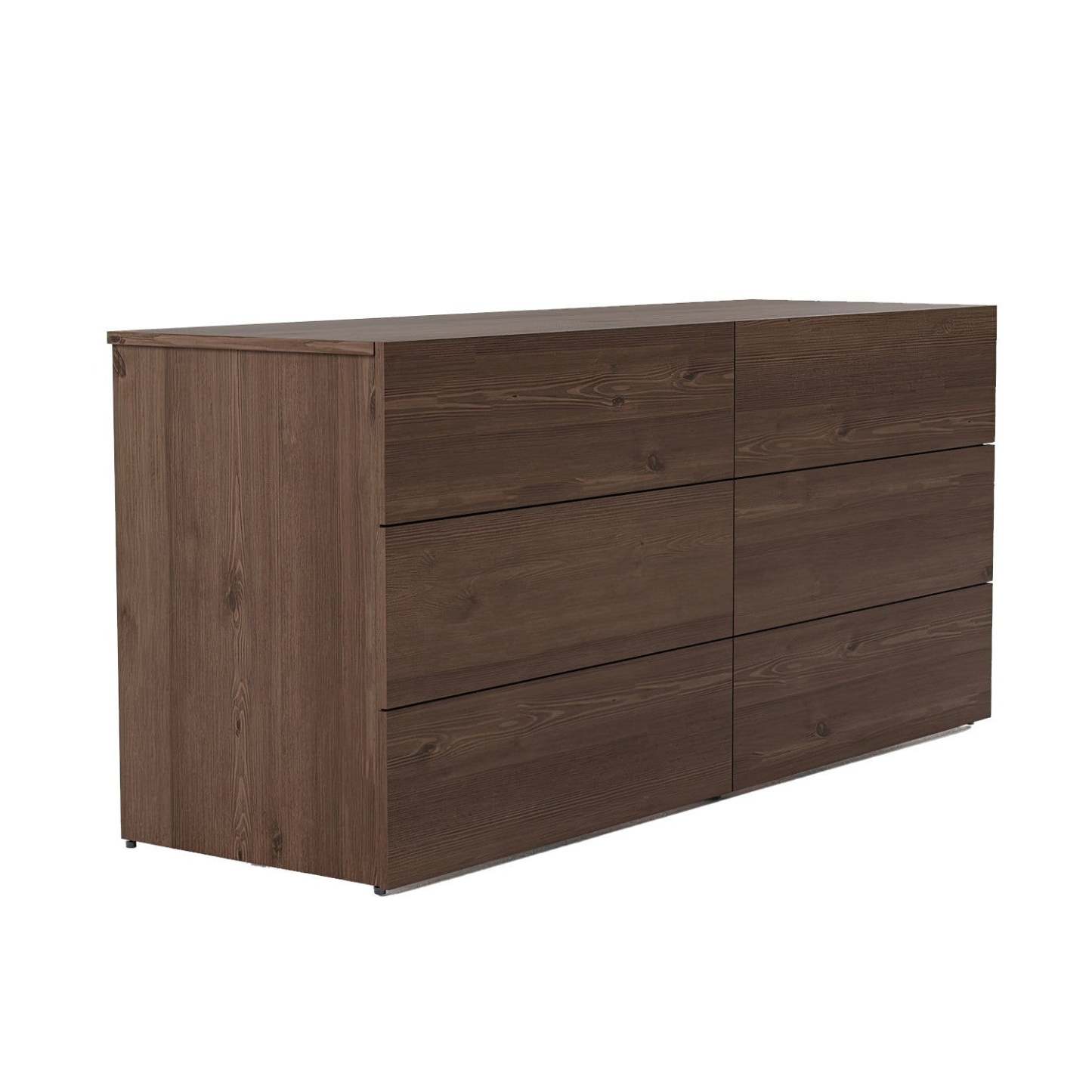 Nordika James 6-Drawer Dresser - Truffe|Commode James Nordika Nexera à 6 tiroirs - truffe
