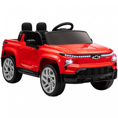 Qaba Voiture Électrique 12 V Pour Enfants, Chevrolet Silverado Ev Rst, Voiture Pour Enfants Alimentée par Batterie