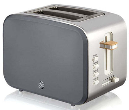 Salton Swan Nordic 2-Slice Toaster - ST14610GRYN|Grille-pain Swan à 2 tranches de style nordique - ST14610GRYN