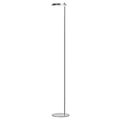 Dainolite Fia 1 Light LED Floor Lamp Satin Chrome|Lampe à pied Fia de Dainolite avec un fini chromé satiné et 1 ampoule à DEL